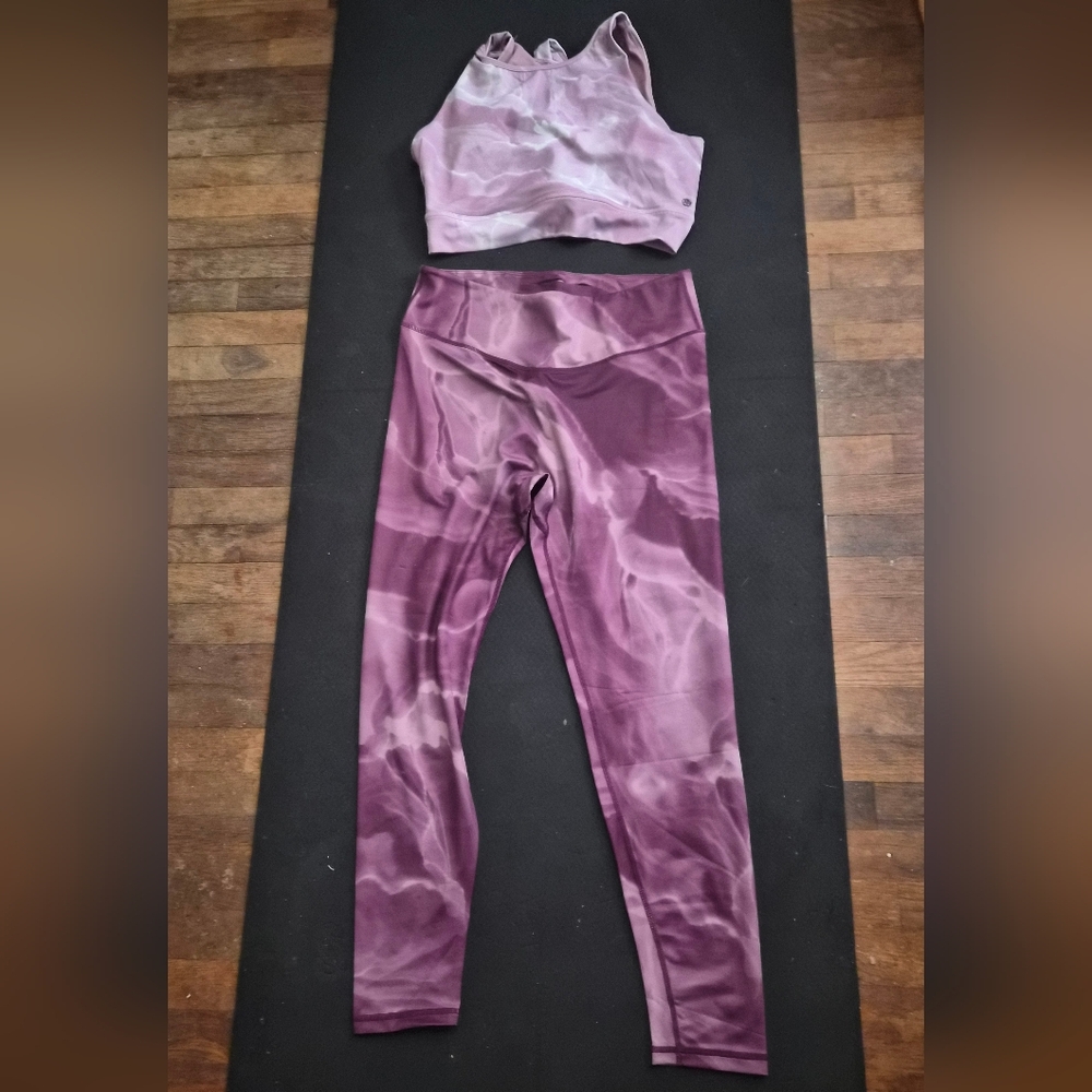 BuffBunny XL Mauve Marble Active Set